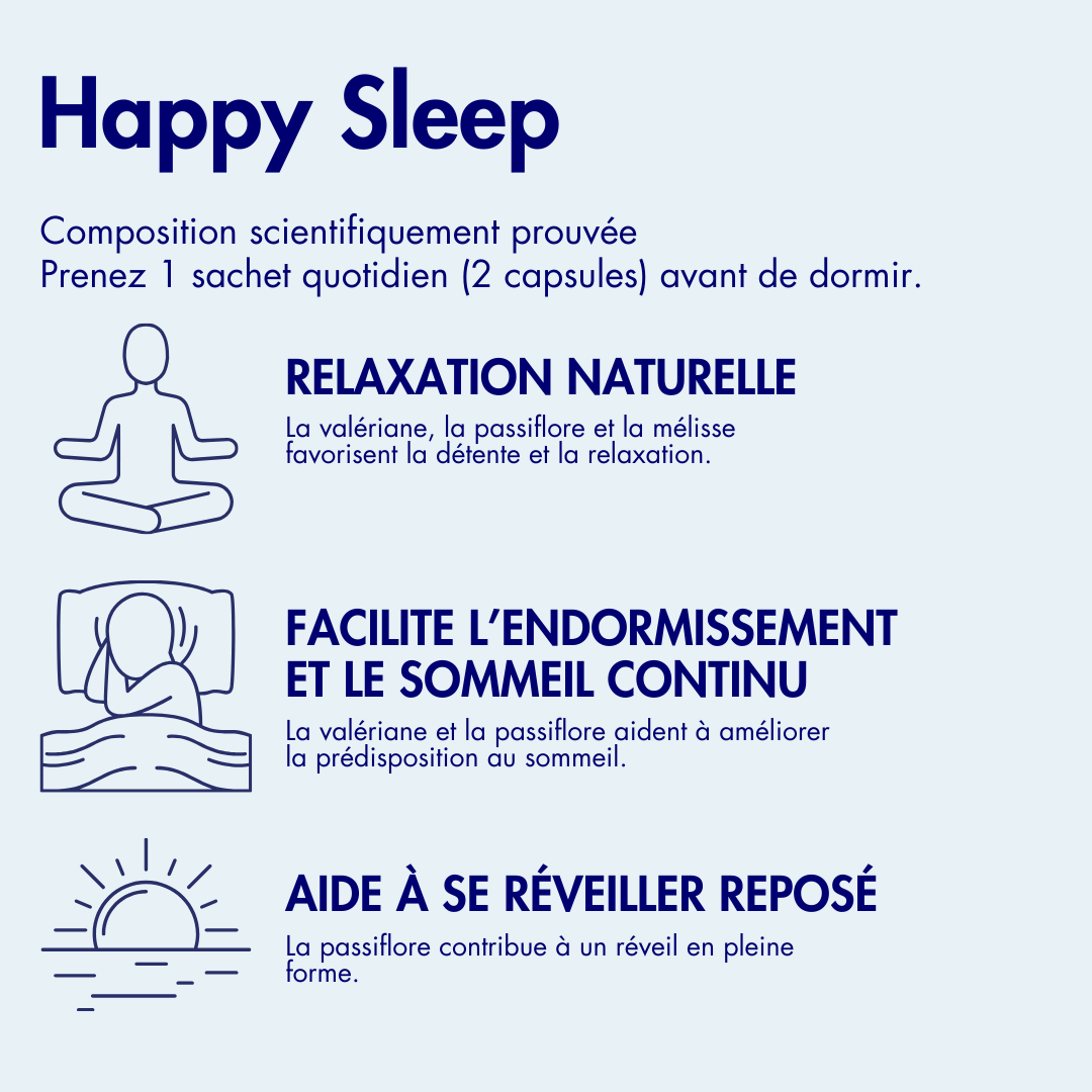 Happy Sleep - Formula Premium Sommeil &amp; Relaxation