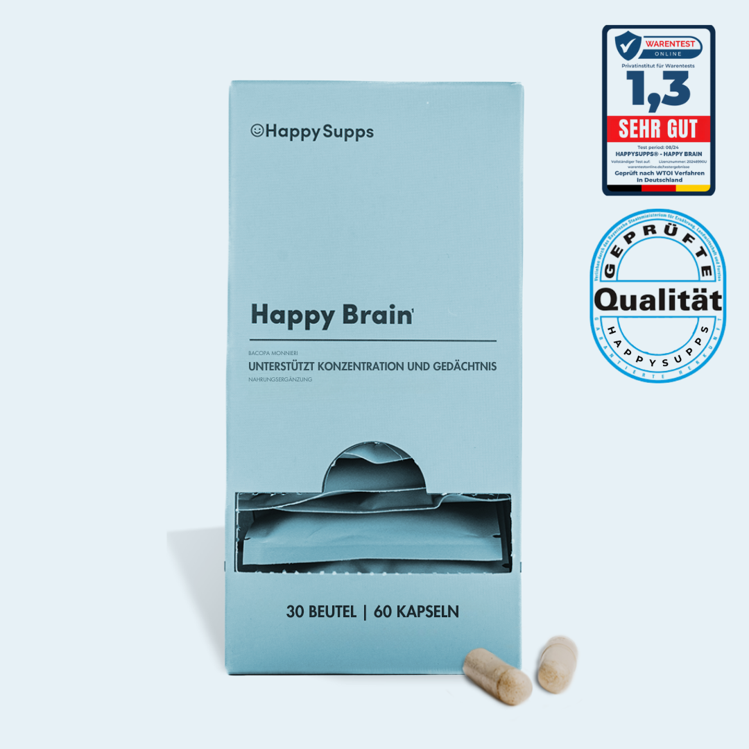 Happy Brain - Premium-Nootropika-Formel