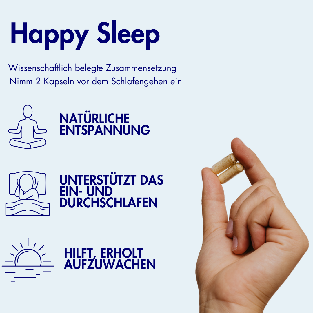 Happy Sleep – Premium-Formel für Schlaf und Entspannung