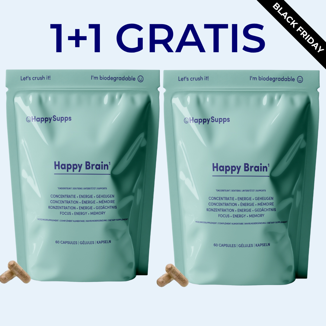 Happy Brain – Premium-Nootropikum (1+1 gratis)