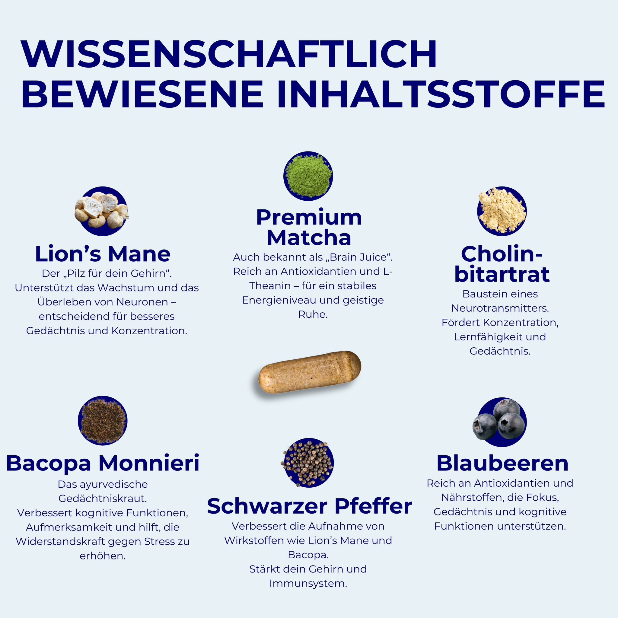 Happy Brain – Premium-Nootropika-Formel